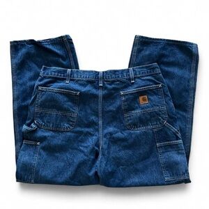 Carhartt Men’s Denim Blue Workwear Carpenter Jeans